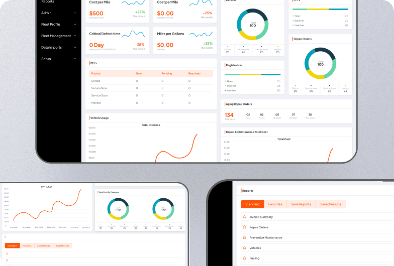 Go-Fleet fleet management dashboard preview